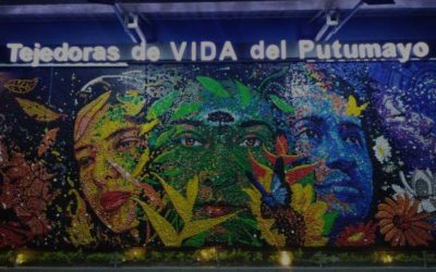 Murales en memoria de las mujeres que resistieron en Putumayo