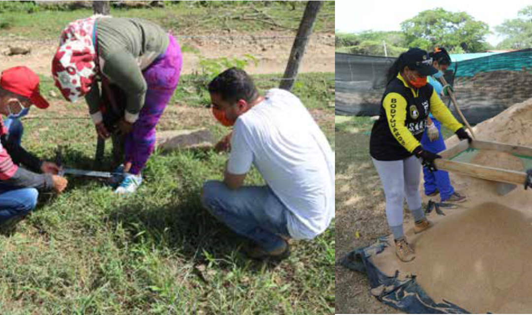 Excombatientes construyen Paz, reconciliación e insumos para viviendas