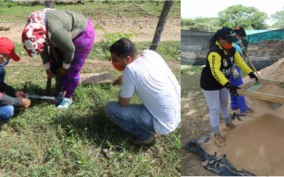 Excombatientes construyen Paz, reconciliación e insumos para viviendas