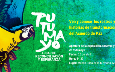 ‘Putumayo: lugar de reconciliación y esperanza’, llega a Medellín